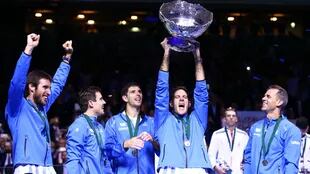 Del Potro levanta la Copa Davis; un día histórico para el tenis argentino
