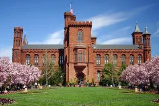 "El castillo", en donde funciona el instituto smithsoniano, Washington D.C.