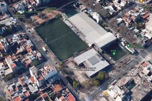 Vista aérea actual del predio ubicado en Manuela Pedraza y Crámer