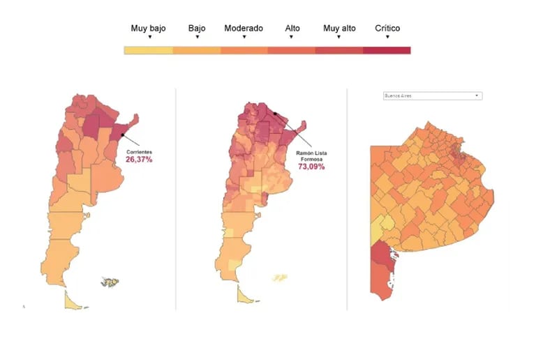 El mapa de la desigualdad cómo se distribuye la pobreza crónica en el