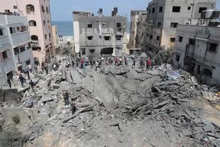 06/08/2022 Bombardeo de la aviación israelí sobre la Franja de Gaza POLITICA Europa Press/Contacto/Rizek Abdeljawad