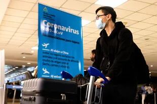 Los controles en el Aeropuerto Internacional de Ezeiza por el brote de coronavirus