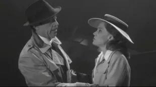 Junto a J.K. Simmons en la parodia de Casablanca