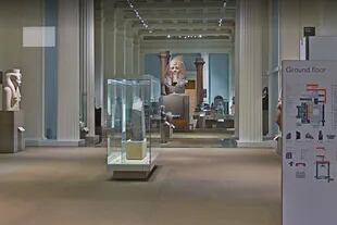 Vista del interior del British Museum desde la plataforma de Google