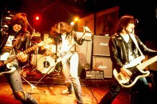 Ramones en un show en CBGB
