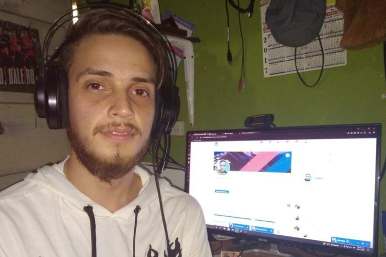 Leandro Bolaño es de Tigre, tiene 19 años y busca oportunidades en el sector tecnológico