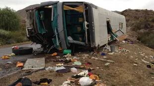 Al menos 15 personas murieron y 23 resultaron heridas cuando un ómnibus volcó en la ruta 144 en el departamento de San Rafael en Mendoza