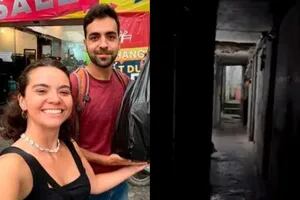 Una pareja de viajeros descubrió el baño más “terrorífico de todos” y se volvió viral
