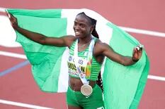 La nigeriana Tobi Amusan batió el récord mundial de los 100 metros vallas en el Mundial de atletismo