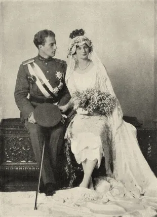Leopoldo de Bélgica y Astrid de Suecia se casaron en 1926 (Crédito: royalcentral.uk)