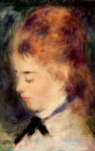 Retrato de mujer de August Renoir