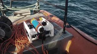 Un rover subacuático de la firma Pancora Robótica Submarina