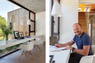 Lucas Muñoz fundó en 2017 el estudio de arquitectura LAK, luego de pasar 12 años en otra firma, desarrollando proyectos tanto comerciales como de viviendas. Hoy, se dedica por completo al diseño y construcción de casas, en las que explora la convivencia de distintos materiales.
