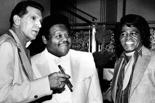 Jerry Lee Lewis, Domino y James Brown en 1986