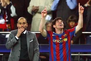 Lionel Messi brilló durante la estadía de Pep Guardiola en Barcelona, entre 2008 y 2012, quedándose con el Balón de Oro en los cuatro años en los que lo dirigió