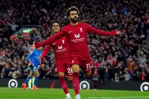 Premier League: Liverpool, con un gol de Salah y en Anfield, derrotó a Manchester