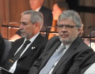 Los exsecretarios de Transporte Ricardo Jaime y Juan Pablo Schiavi (Archivo)