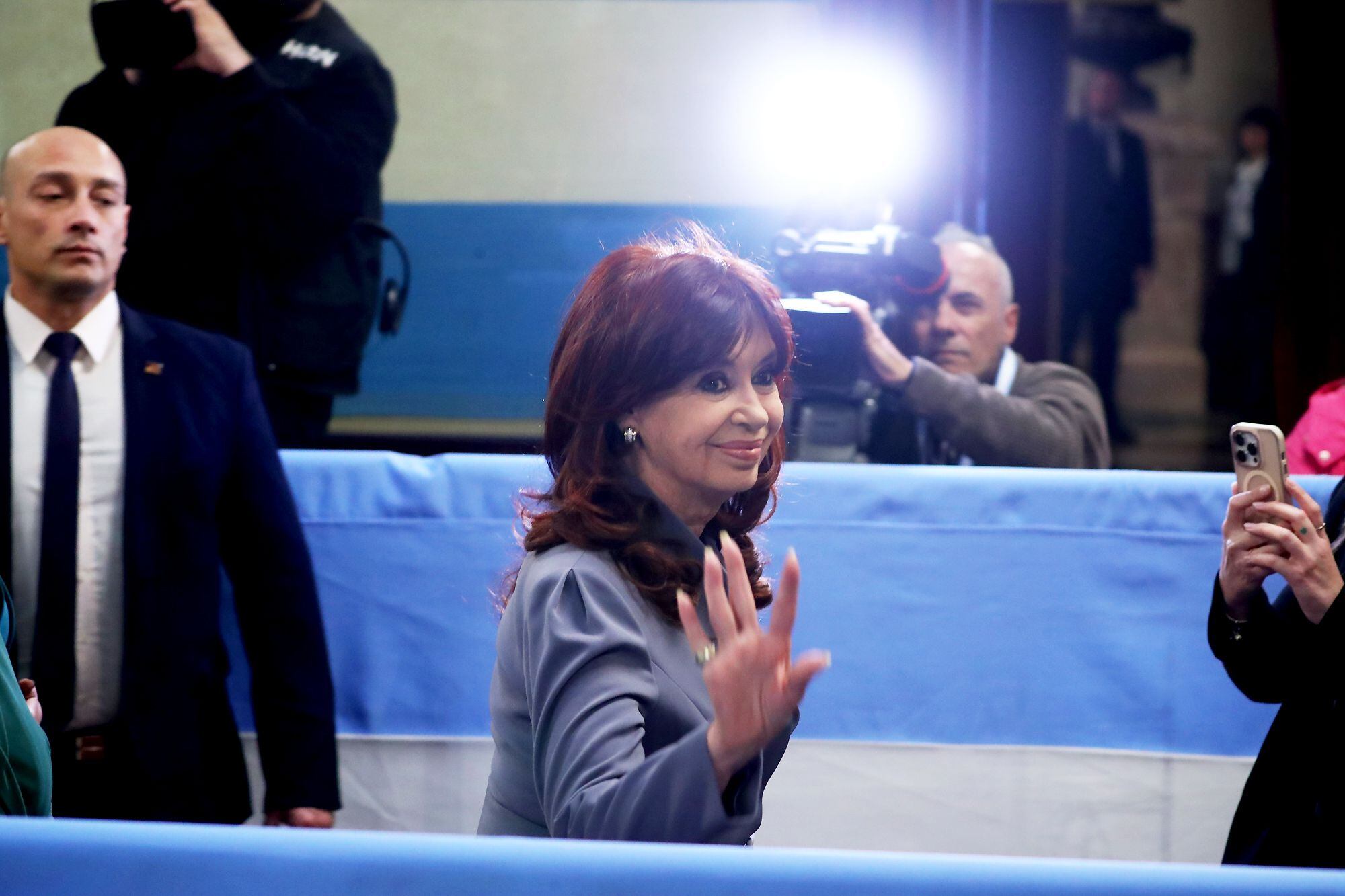 Cristina Kirchner. La vicepresidenta subió un video a su cuenta de TikTok hablando sobre la “estanflación”