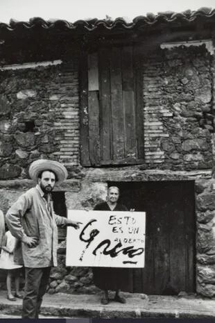 Alberto Greco en Piedralaves, 1963 (detalle)