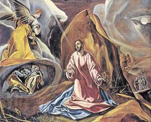 Cristo en el Monte de los Olivos. En el dolor de la Segunda Guerra, los londinenses querían ver esta obra de El Greco
