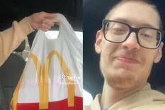 Pidió una hamburguesa en un local de comida rápida, pero le entregaron algo que lo dejó atónito