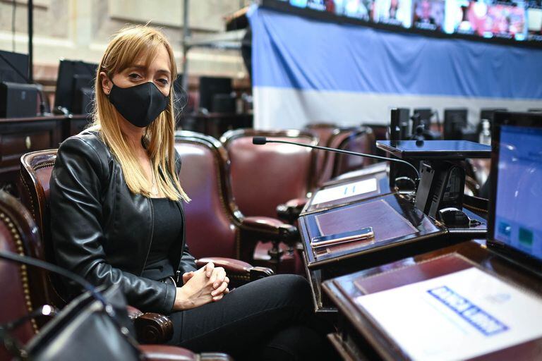 Anabel Fernández Sagasti, la senadora por Mendoza, principal alfil de Cristina Kirchner en la Cámara alta.