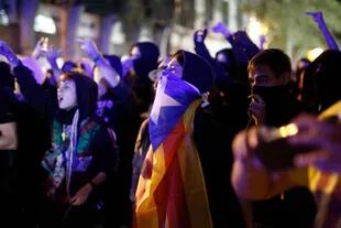 Manifestaciones radicales en Cataluña