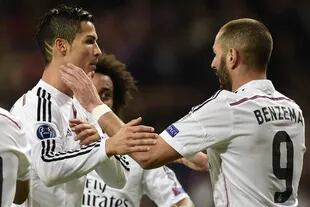 Benzema y Cristiano, la dupla de gol del Madrid