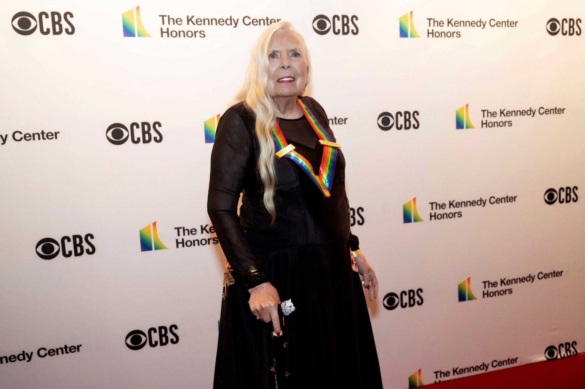 La cantante y compositora Joni Mitchell, homenajeada en el Kennedy Center