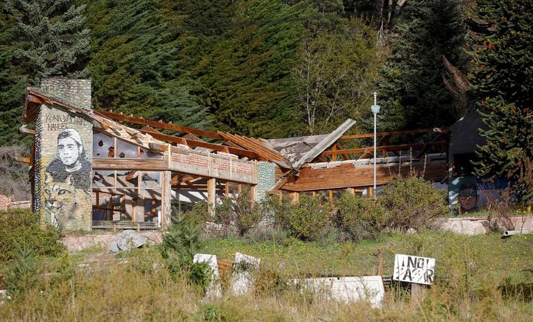 Terrenos usurpados por la RAM (Resistencia Ancestral Mapuche) en Villa Mascardi