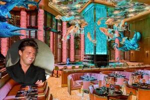 Con una pecera gigante, cómo es el exclusivo y exótico restaurante donde come Luis Miguel en Miami