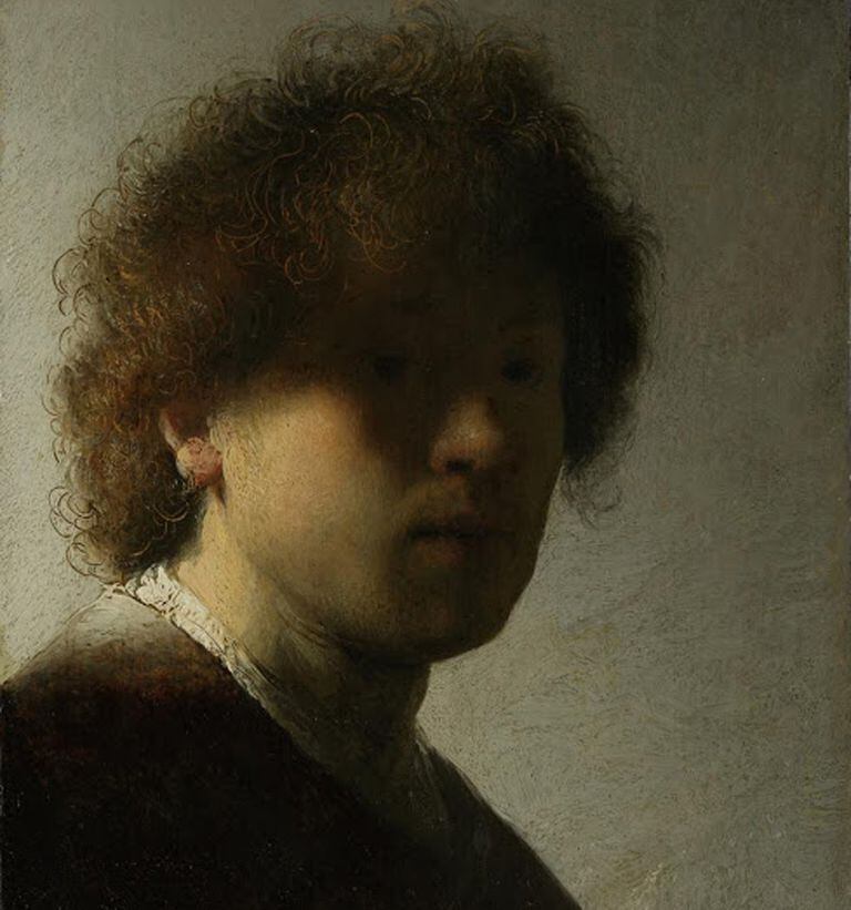 Autorretrato de Rembrandt (1628), uno de los maestros para celebrar en 2019