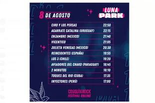 Grilla Cosquín Rock Festival Online