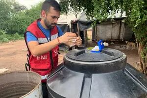Cruz Roja se suma a la ayuda en Salta para llevar agua segura