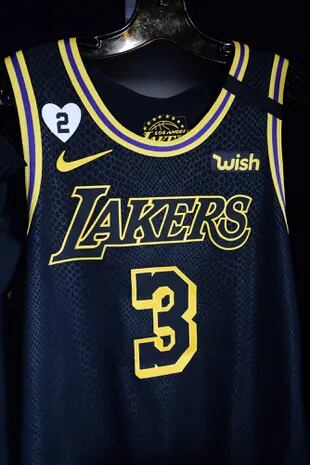 Las camisetas que está usando Lakers en la final contienen un homenaje a Gianna Bryant, la hija fallecida con Kobe en enero a raíz del accidente en un helicóptero.