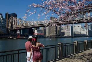 Una panorámica de Nueva York, en plena primavera
