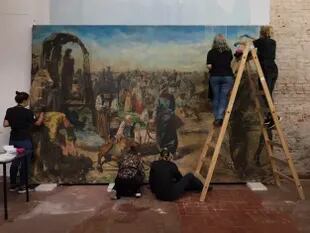 El regreso y restauración de "La Hierra", de María Obligado, al museo de Rosario