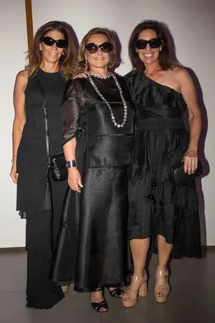 Laura Aisiks, Teresa Bulgheroni y la esposa del embajador de los Estados Unidos en Argentina, Wendy Hillebrand Stanley