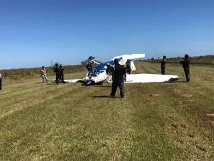 La avioneta robada en Entre Ríos y estrellada en los Esteros del Iberá