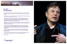 Invitan a Elon Musk a visitar la Argentina con todos los gastos pagos