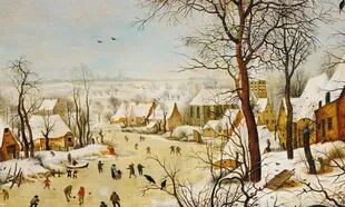 Paisaje invernal, Bruegel, 1565