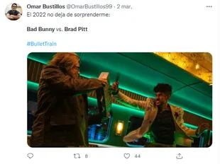 La pelea entre Bad Bunny y Brad Pitt generó una lluvia de memes