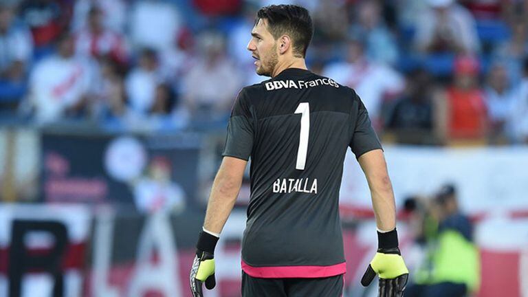 Augusto Batalla fue el último arquero surgido de las inferiores de River en ser titular con el club, pero hoy no está en los planes de Gallardo.