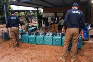 Operation against drug trafficking in the waterway, in which 947 kilos of cocaine were seized