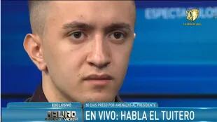 El joven que amenazó a Macri, arrepentido