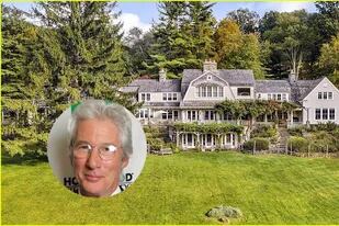 La mansión de Richard Gere está ubicada en el norte del estado de Nueva York y se puso en venta a US$28.000.000