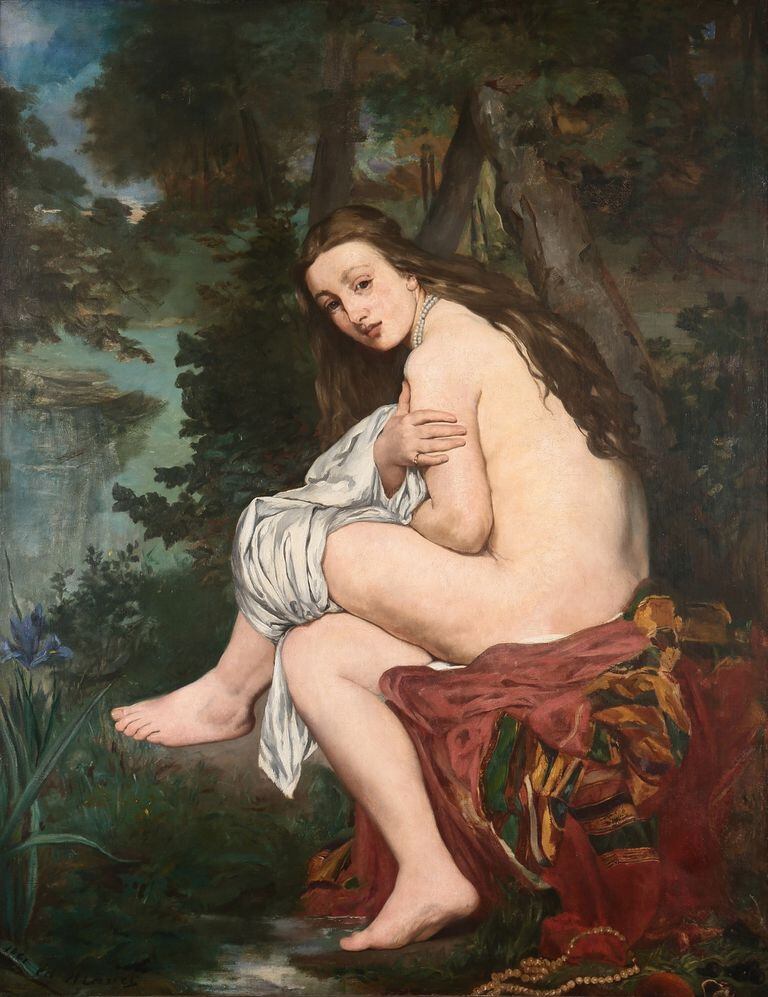 Edouard Manet, La Ninfa Sorprendida. 1861.