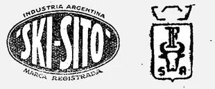 Cacao "Ski-Sito", otro de los productos que se vendían en polvo, y logo de Finaco S.A. Gentileza: Infocañuelas