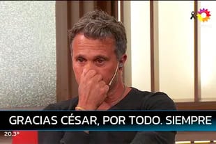 Sergio Lapegüe rompió en llanto al recordar a su colega