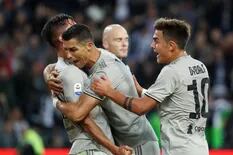 Mirado por todos, Cristiano Ronaldo marcó un gol en el 2-0 de Juventus